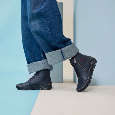 Rieker Femme Bottes à lacets