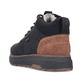 Schwarze Rieker Herren Sneaker High B5530-00 mit wasserabweisender TEX-Membran. Schuh von hinten.