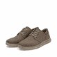 Braune Rieker Herren Schnürschuhe 10405-25 mit der Extraweite H. Schuhpaar seitlich schräg.