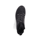Asphaltschwarze Rieker Damen Chelsea Boots 72690-00 mit einer leichten Sohle. Schuh Innenseite
