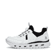 Baskets basses Rieker blanches végétaliennes pour femme M6062-80. Côté extérieur de la chaussure.