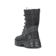 
Tiefschwarze Rieker Herren Schnürstiefel F5424-01 mit einer Flip-Grip Sohle mit Spikes. Schuh von hinten