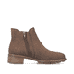 Zimtbraune Rieker Damen Chelsea Boots 77254-25 mit einem Reißverschluss. Schuh Innenseite.