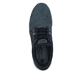 Blaue Rieker Herren Slipper B1053-14 mit Rieker Air Sohlenfenster. Schuh von oben.