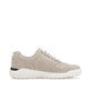Beige Rieker Herren Sneaker Low U1101-62 mit flexibler und super leichter Sohle. Schuh Innenseite.
