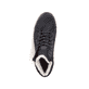 
Asphaltschwarze Rieker Herren Schnürschuhe 18940-00 mit einer robusten Profilsohle. Schuh von oben