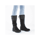Kamelbraune Rieker Damen Kurzstiefel Z4761-24 mit einer robusten Profilsohle. Schuh Innenseite