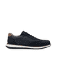 Blaue Rieker Herren Schnürschuhe 04400-14 mit der Komfortweite G 1/2. Schuh Innenseite.