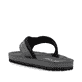 Graue Rieker Herren Zehentrenner 20151-45 mit der Komfortweite G. Schuh von hinten.