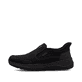 Mocassins Rieker noirs pour homme 06052-00 en cuir suédé. Côté extérieur de la chaussure.