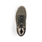 Grüne Rieker Herren Schnürstiefel 38554-55 aus Rauleder. Schuh von oben.