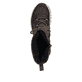 Dunkelbraune Rieker Damen Kurzstiefel Z3950-25 mit dem umdrehbaren Glacier Grip. Schuh von oben.