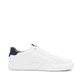 Weiße Rieker Herren Sneaker Low U0704-80 mit einer Schnürung. Schuh Innenseite.
