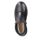 
Graphitschwarze Rieker Herren Kurzstiefel F5463-00 mit Reißverschluss sowie Flip-Grip. Schuh von oben