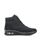 Weiße Rieker Damen Sneaker Low M5520-91 mit einer strapazierfähigen Sohle. Schuh Außenseite gespiegelt.