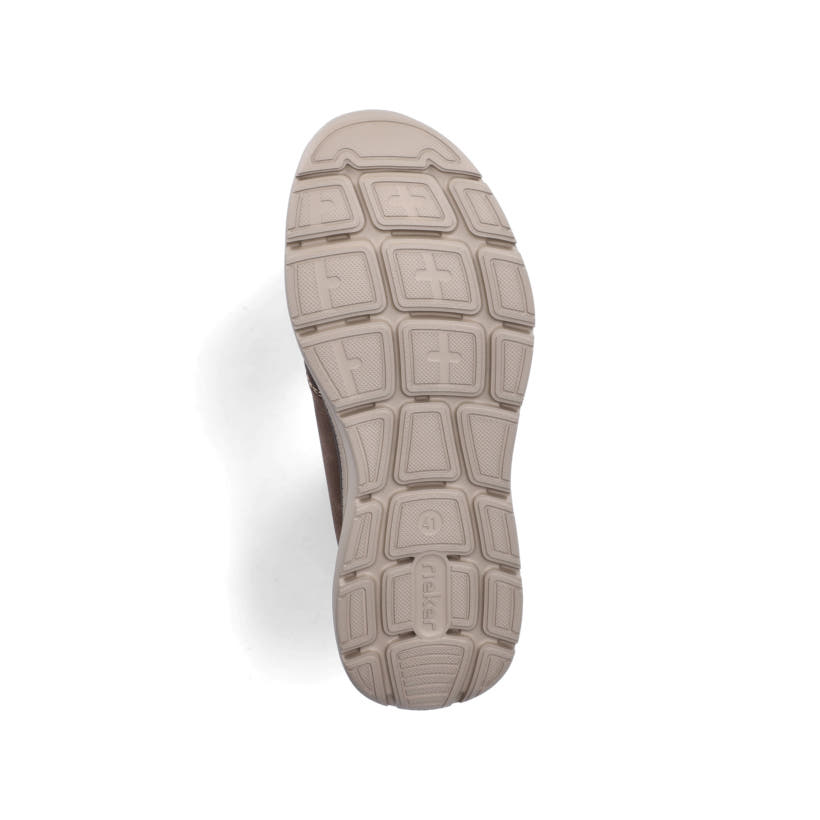 Braune Rieker Herren Kurzstiefel B1852-24 mit wasserabweisender TEX-Membran. Schuh Laufsohle.