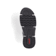 
Cyanblaue Rieker Damen Schnürstiefel 45943-12 mit einer schockabsorbierenden Sohle. Schuh Laufsohle