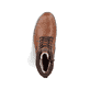 
Karamellbraune Rieker Herren Schnürstiefel 33140-25 mit einer robusten Profilsohle. Schuh von oben