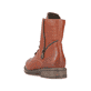 Tiefschwarze Rieker Damen Schnürstiefel 71248-00 mit einer schockabsorbierenden Sohle. Schuh Innenseite