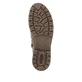 Dunkelgraue Rieker Damen Schnürstiefel Y9125-40 mit einem Reißverschluss. Schuh Laufsohle.