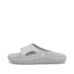 Graue Rieker Herren Pantoletten U3350-40 mit ultraleichter und flexibler Sohle. Schuh Außenseite.
