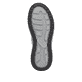 Mocassins Rieker noirs pour hommes 06058-00 avec bande élastique. Semelle extérieure de la chaussure.