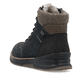 Blaue Rieker Herren Schnürstiefel 32344-14 mit wasserabweisender TEX-Membran. Schuh von hinten.