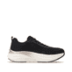 Schwarze Rieker Sport Damen Sneaker Low W4101-01. Schuh Innenseite.