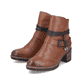 Graugrüne Rieker Damen Schnürstiefel 77431-54 mit Schnürung und Reißverschluss. Schuh Innenseite