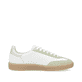 Weiße Rieker Damen Sneaker Low W2200-85 mit einer Schnürung. Schuh Innenseite.