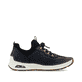 Mocassins Rieker bleus femme 44551-14 avec fenêtre de semelle Rieker Air. Intérieur de la chaussure.
