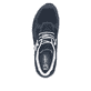 Blaue Rieker Herren Sneaker Low 09100-14 mit einer Gummischnürung. Schuh von oben.