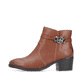 Kastanienbraune Rieker Damen Kurzstiefel 73691-24 mit einer robusten Profilsohle. Schuh Innenseite