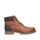 Braune Rieker Herren Schnürstiefel 38832-22 mit wasserabweisender TEX-Membran. Schuh Außenseite gespiegelt.