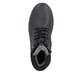 Schwarze Rieker Herren Schnürstiefel F5400-00 aus Glattleder mit Flip-Grip Sohle. Schuh von oben.