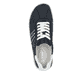 Blaue Rieker Damen Schnürschuhe 42408-14 mit der Extraweite H. Schuh von oben.
