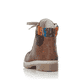 
Nussbraune Rieker Damen Schnürstiefel Y9430-22 mit Schnürung und Reißverschluss. Schuh von hinten