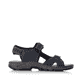 Meeresblaue Rieker Herren Trekkingsandalen 26158-14 mit einem Klettverschluss. Schuh Innenseite.