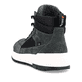 Blaue Rieker Herren Sneaker High U0069-45 mit wasserabweisender TEX-Membran. Schuh von hinten.
