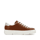 Braune Rieker Damen Sneaker Low N5906-24 mit einer Schnürung. Schuh Innenseite.