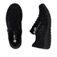 Baskets basses Rieker noires pour femmes 59501-00 avec fermeture éclair. Chaussure vue de dessus, couchée.