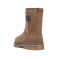 Braune Rieker Herren Kurzstiefel F7070-25 aus Rauleder. Schuh von oben.