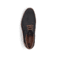 Blaue Rieker Herren Schnürschuhe 16506-16 in Löcheroptik sowie Extraweite H. Schuh von oben.
