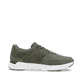 Grüne Rieker Herren Sneaker Low 09100-54 mit einer Gummischnürung. Schuh Innenseite.