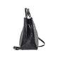 Sac à main Rieker H1074-92 noir avec fermeture éclair et bandoulière amovible et ajustable. Côté droit.