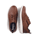 
Kastanienbraune Rieker Herren Schnürschuhe B3301-22 mit einer leichten Profilsohle. Schuhpaar von oben.
