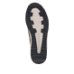 Schwarze Rieker Damen Sneaker High W0164-00 aus Glattleder. Schuh Laufsohle.
