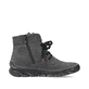 Graue Rieker Damen Schnürstiefel 55031-45 mit einer schockabsorbierenden Sohle. Schuh Innenseite