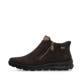 Dunkelbraune Rieker Damen Kurzstiefel Z0059-25 mit wasserabweisender TEX-Membran. Schuh Außenseite.