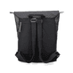 Rieker Damen Rucksack H1391-54 in Olivgrün-Stahlschwarz aus Kunstleder mit Magnetverschluss. Rucksack Rückseite.